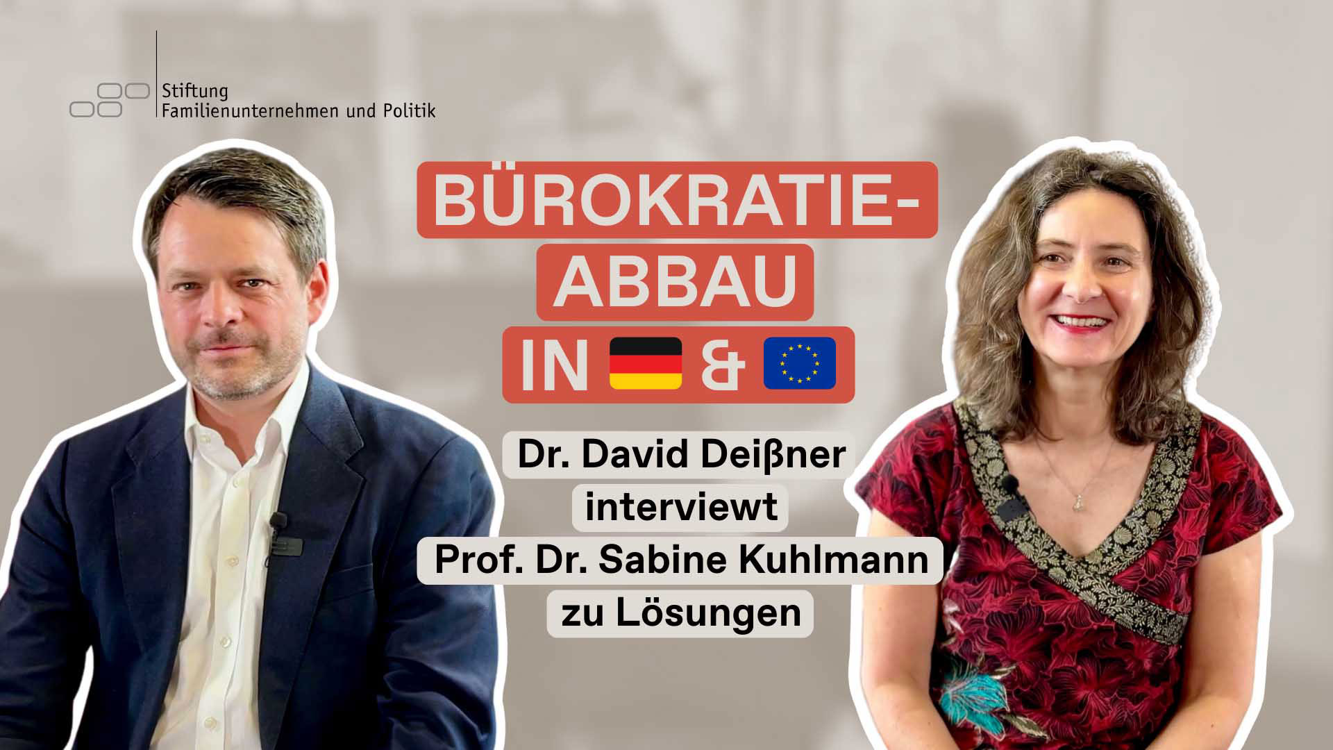 Bürokratieabbau in Deutschland und der EU