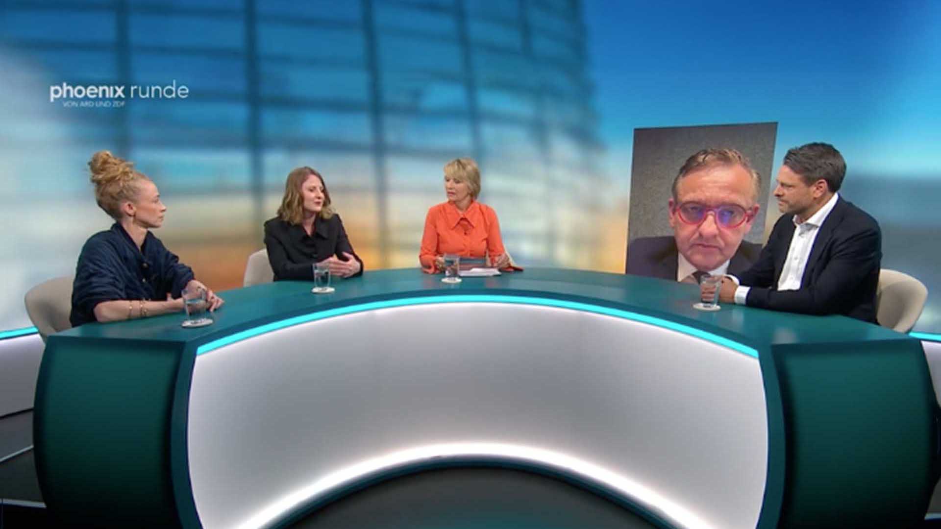 Dr. David Deißner in der phoenix runde: Familienunternehmen sind das Fundament des Gemeinwohls